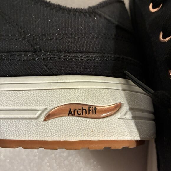 Women Skechers Arch Fit Air Cooled Black Shoes With Memory Foam. Size 7 - Picture 7 of 10